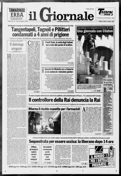 Il giornale : quotidiano del mattino